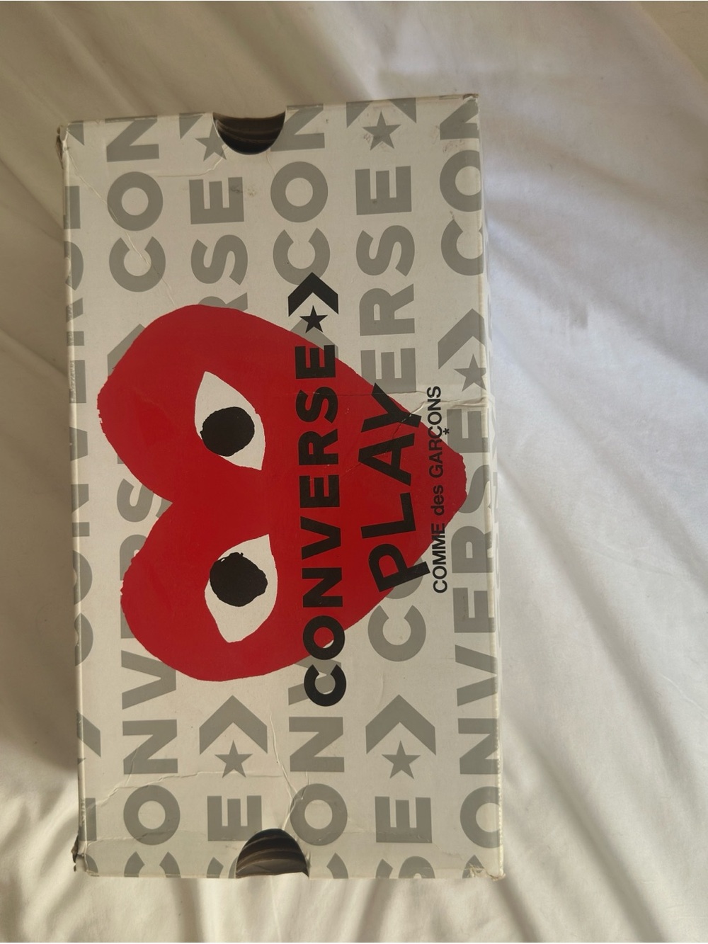 Converse Black High-Top Sneakers with Red Heart Graphic - Picture 2 of 3